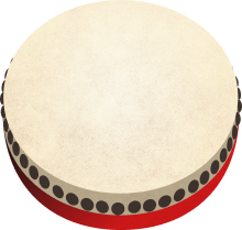 太鼓のイラスト